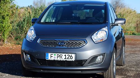 Freundlich: Der Venga zeigt sich mit dem aufgefrischten Front-Design der Marke Kia.