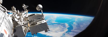 Sechs Astronauten befinden sich aktuell auf der ISS.