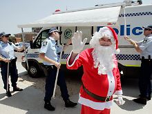 Kugelrunder Weihnachtsmann in Sydney: Kein gutes Vorbild, findet Gesundheitsexperte Nathan Grills.