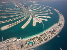 Auf den Punkt bzw. die Palme gebracht: Dubai protzt mit spektakulären Bauten.