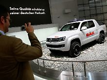 Auf der Nutzfahrzeuge IAA 2008 in Hannover war ein Prototyp des neuen VW-Pickups bereits zu sehen.