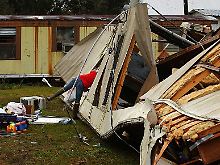 Im Süden der USA - hier in Louisiana - wüteten schwere Stürme.