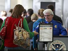 Sicherheitskontrolle am Flughafen von Detroit.