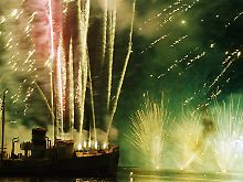 Silvesterfeuerwerk in Argentinien.