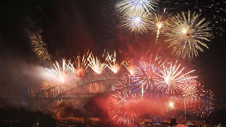 Die berühmte Silvester-Party im Hafen der australischen Metropole Sydney.