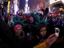 In New York fand eine wundersame Vermehrung der Freiheitstatue statt.