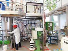 Sallam perfektioniert sein Verfahren an einem Fermenter ...