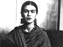 Ein Porträt der mexikanischen Malerin Frida Kahlo.