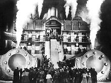 Szene aus dem Stummfilmklassiker "Metropolis".
