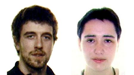 Inaki Iribarren Galbete (links) and Eider Uruburu Zabaleta (rechts) wurden in Frankreich festgenommen. 