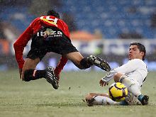 Reals Superstar Cristiano Ronaldo glänzte ausnahmsweise als Arbeiter.