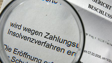 Verbraucherinsolvenzen hui, Firmenpleiten pfui.