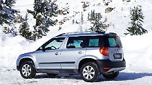 Als Kompakter unter den SUVs ist der Yeti mit 4,22 Metern Länge nicht allzu klein geraten.