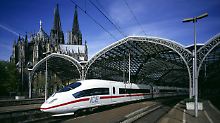 Mit Tempo 300 nach Frankfurt: In Köln beginnt eine der beiden Höchstgeschwindigkeitsstrecken für den ICE.