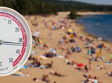 Hohe Temperaturen wurden  im Sommer 2009 in Brandenburg gemessen.