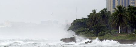 Am "Malecon", der Strandpromenade von Santo Domingo.