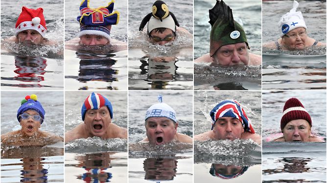 Die Abgehärtetsten der Welt: WM im Winterschwimmen