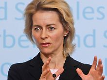 Von der Leyen: "Wir versuchen, es kundenfreundlich zu machen."