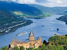Der Rhein als wichtige  Wasserstraße spielt auch bei Flusskreuzfahrten eine große Rolle.