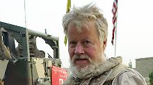 Winfried Nachtwei bei einer Abgeordnetenreise durch Afghanistan im Oktober 2008.  Nachtwei war bis 2009 verteidigungspolitischer Sprecher der Grünen im Bundestag und ist weiterhin Experte für Afghanistan.