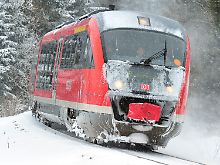 Die Züge der Deutschen Bahn müssen auch bei Schnee und Eis funktionieren.