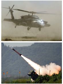 Die anvisierte Waffenlieferung an Taiwan im Wert umfasst Flugabwehr-Raketen des Typs Patriot sowie Black-Hawk-Militärhubschrauber.