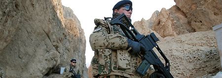 Nahe Kundus: Deutsche Soldaten im Einsatz.