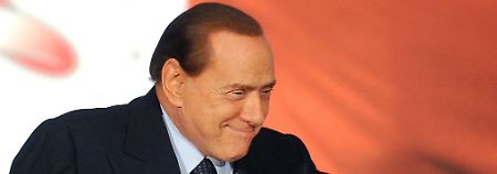 Berlusconi gibt sich siegessicher.