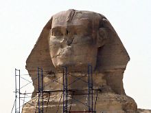 Auch die Große Sphinx von Gizeh wurde bereits restauriert.