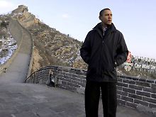 Barack Obama auf der Chinesischen Mauer (Foto vom 18.11.2009).
