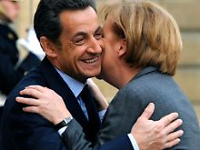 Perfekte Harmonie und reiner Klang: Merkel und Sarkozy in Paris.