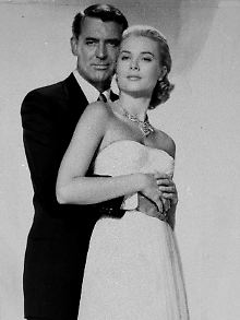 Traumpaar der Leinwand: Grant mit Grace Kelly.