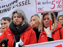 Proteste am vergangenen Freitag in Kassel.