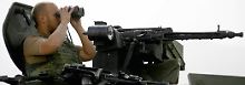 Ein deutscher Soldat im Bundeswehr-Feldlager Feisabad.