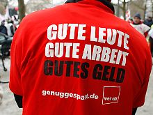 Bei einer Kundgebung in Hannover.