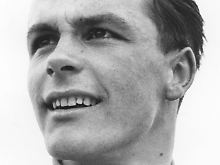 Ski-Legende Toni Sailer im Februar 1955. 