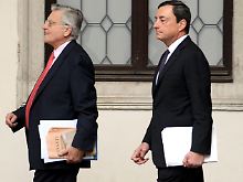 Jean-Claude Trichet und Mario Draghi.