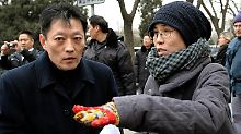 Hoffnung enttäuscht: Anwalt Shang Baojun und die Frau des Menschenrechtlers, Liu Xia.