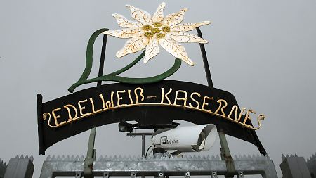 Die "Edelweiß-Kaserne" in Mittenwald.