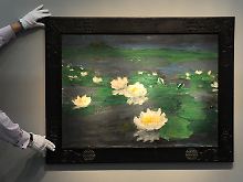 Viele Dänen kennen nur Noldes Blumenbilder ("Wasserrosen", 1917).