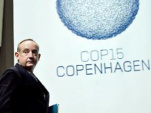 De Boer beim Klimagipfel in Kopenhagen.