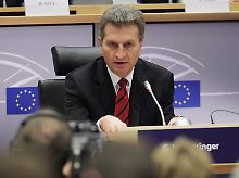 Energiekommissar Oettinger gibt der Kernkraft noch eine Zukunft.