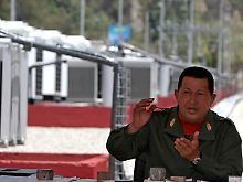 Chavez bei einer TV-Ansprache.