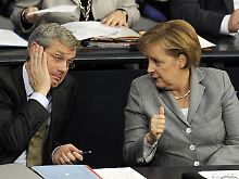 Die Kanzlerin stimmt mit dem Umweltminister nicht überein.