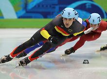 Noch im Rennen: Der Deutsche Tyson Heung steht im 500-Meter-Viertelfinale.