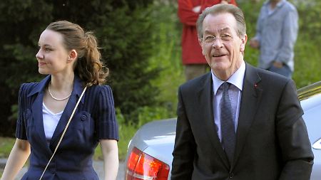 Franz Müntefering mit seiner Frau Michelle Schumann.