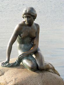 Die Kopenhagener Meerjungfrau.