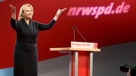 Bislang konnte sich Hannelore Kraft kaum profilieren. Ob sie aus Rüttergs Schwächen Gewinn ziehen kann?