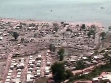 Der chilenische Küstenort Duchato wurde nach dem Beben von einem Tsunami heimgesucht und liegt in Trümmern.