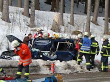 In Baden-Württemberg wurde ein Autofahrer von einem Baum erschlagen.